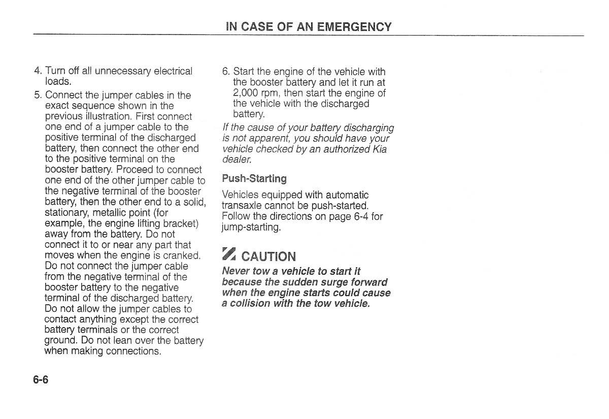 Kia Carnival Sedona I 1 owners manual / page 149