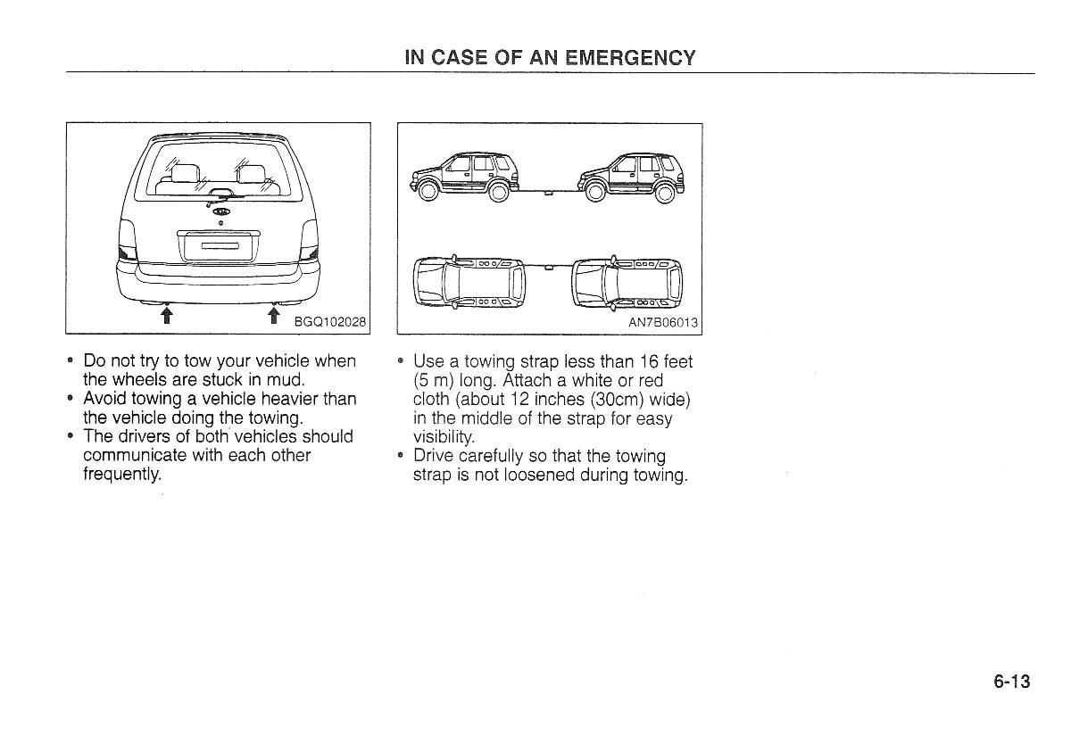 Kia Carnival Sedona I 1 owners manual / page 156