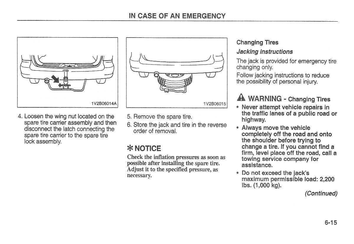 Kia Carnival Sedona I 1 owners manual / page 158