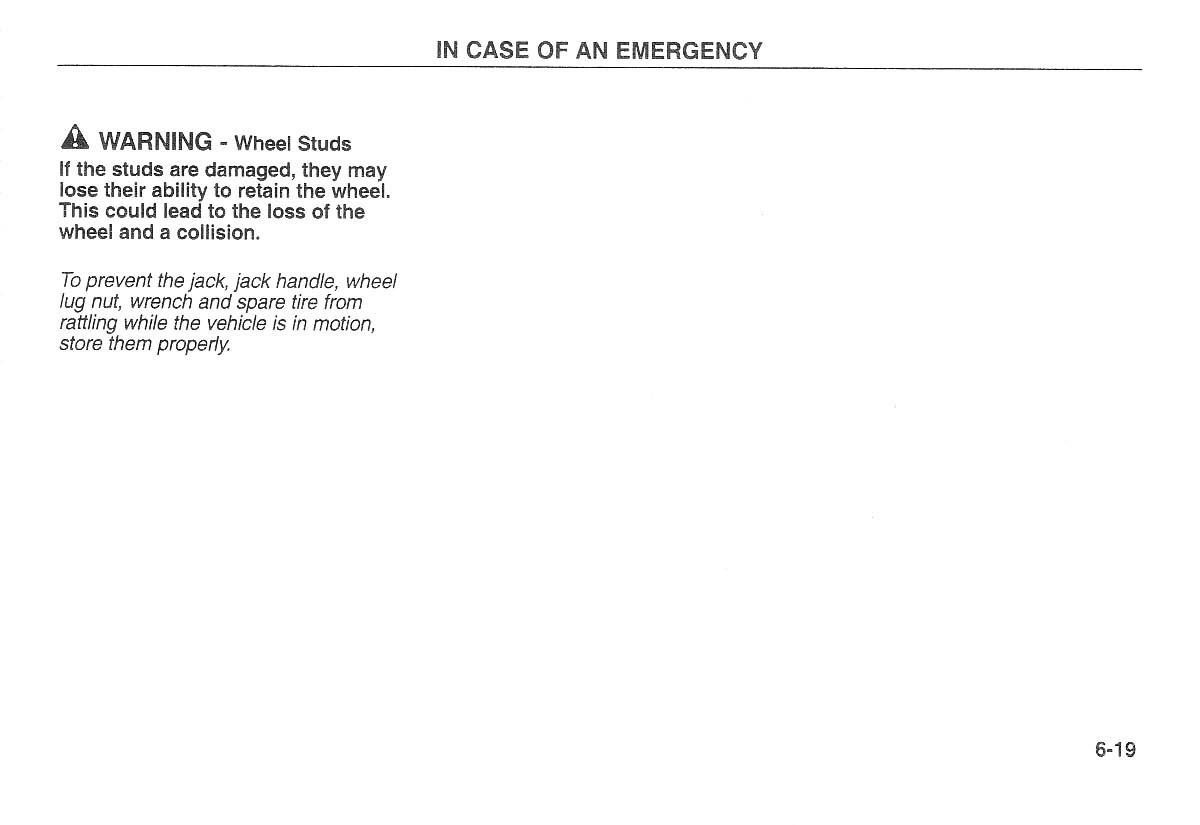 Kia Carnival Sedona I 1 owners manual / page 162