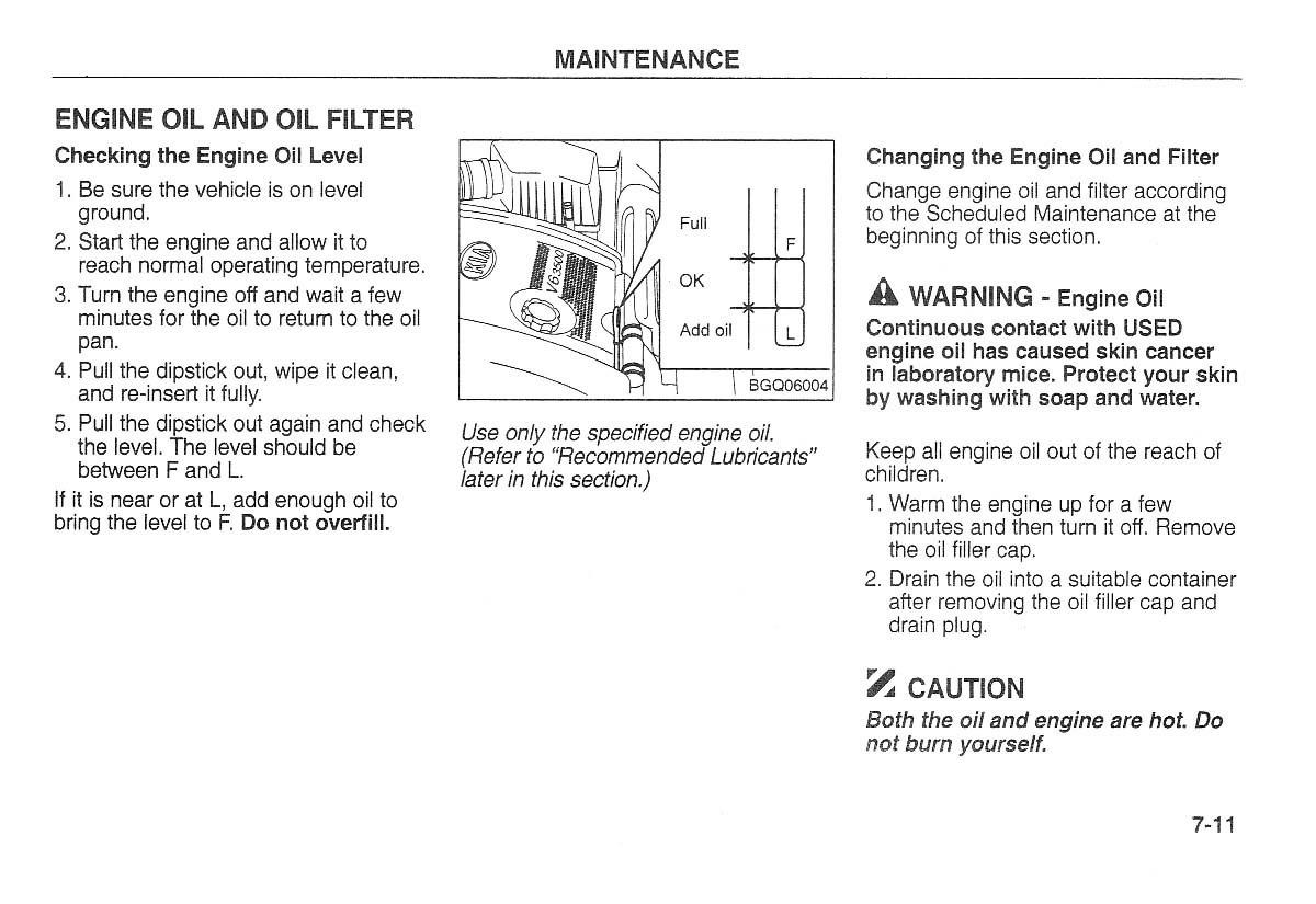 Kia Carnival Sedona I 1 owners manual / page 173