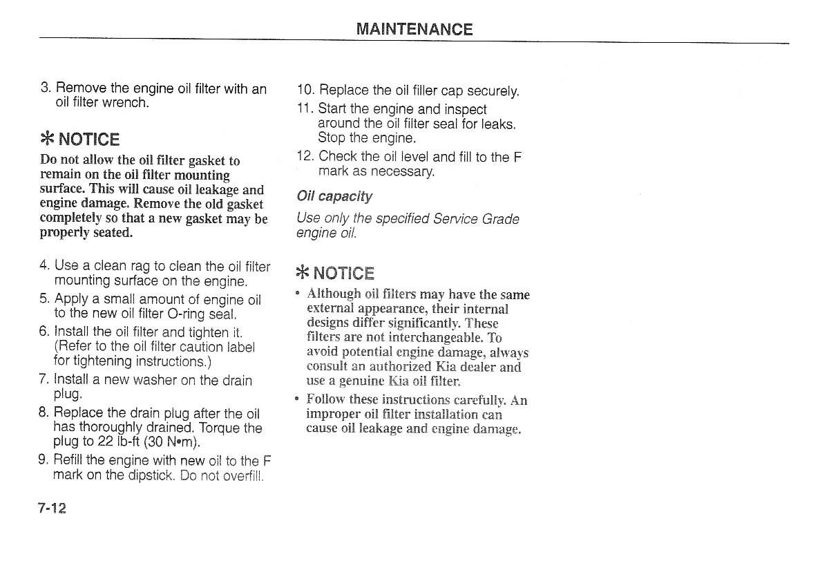 Kia Carnival Sedona I 1 owners manual / page 174