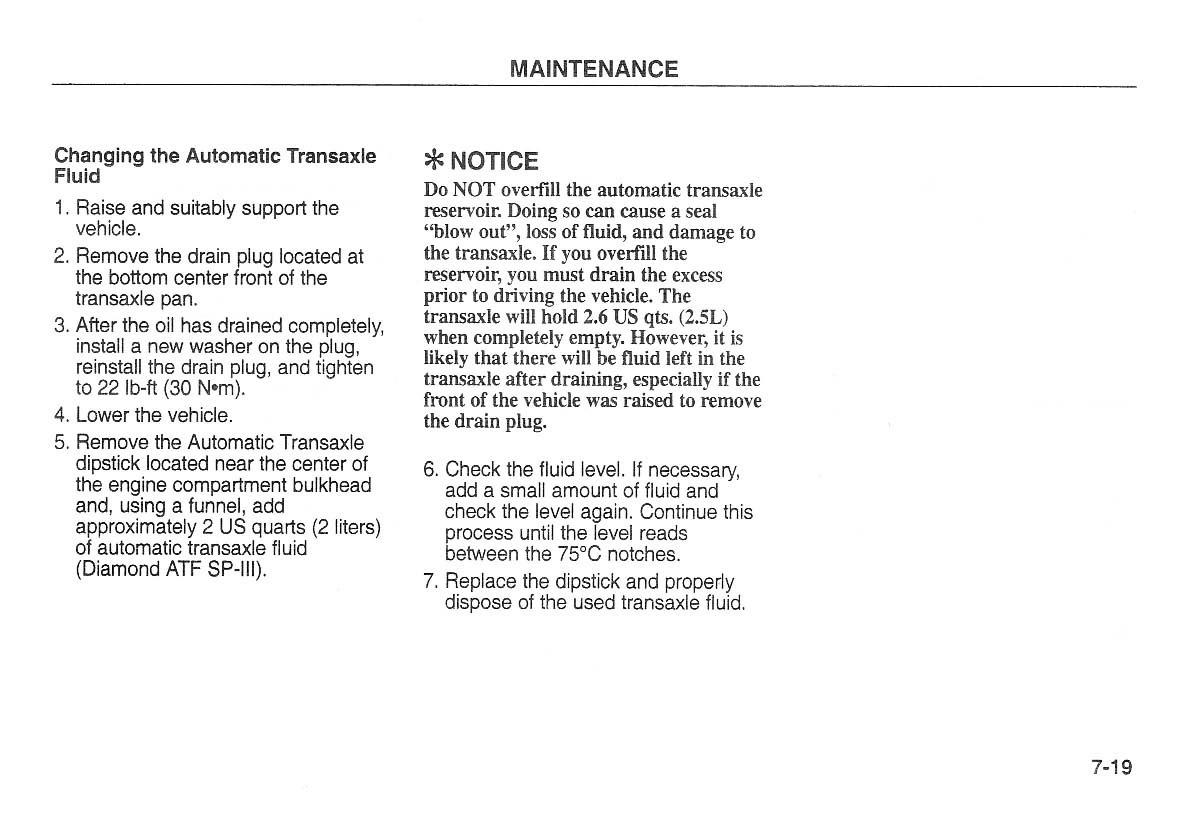 Kia Carnival Sedona I 1 owners manual / page 181