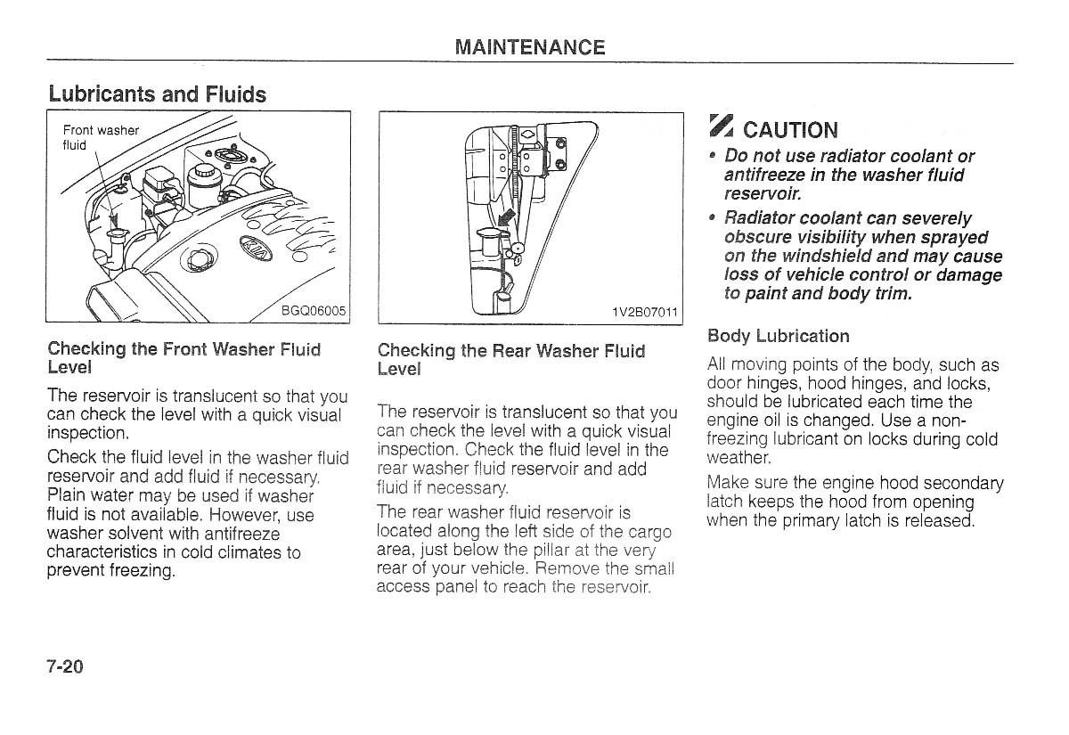 Kia Carnival Sedona I 1 owners manual / page 182