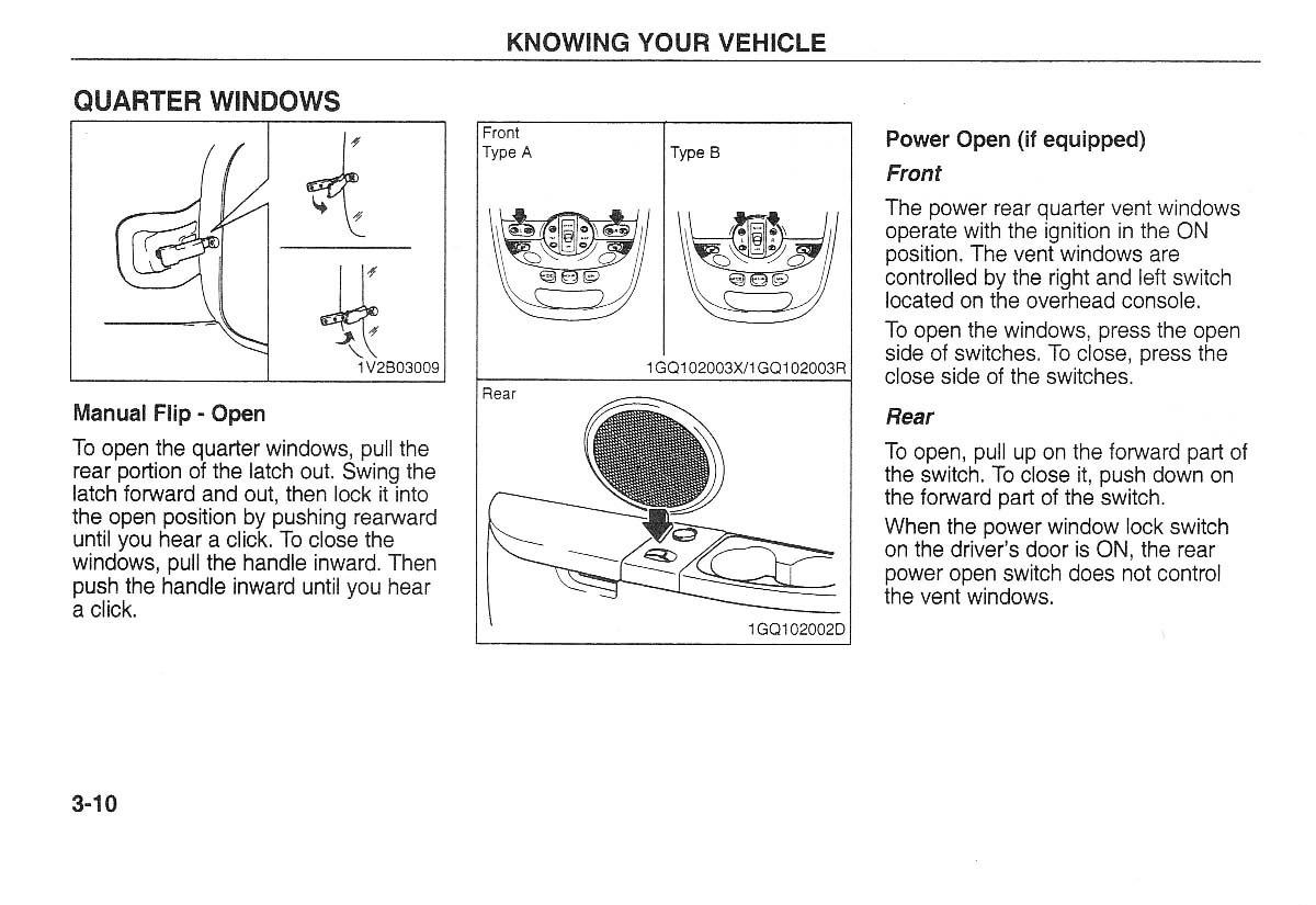 Kia Carnival Sedona I 1 owners manual / page 20