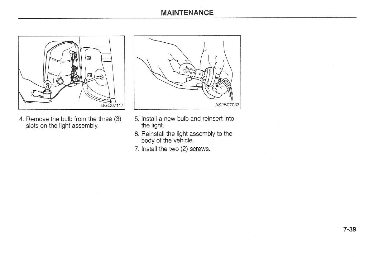 Kia Carnival Sedona I 1 owners manual / page 201