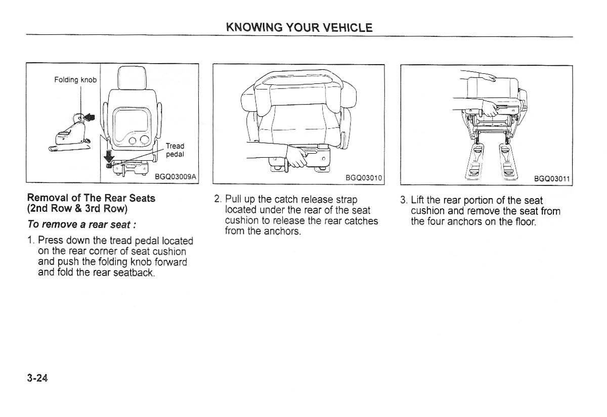 Kia Carnival Sedona I 1 owners manual / page 34