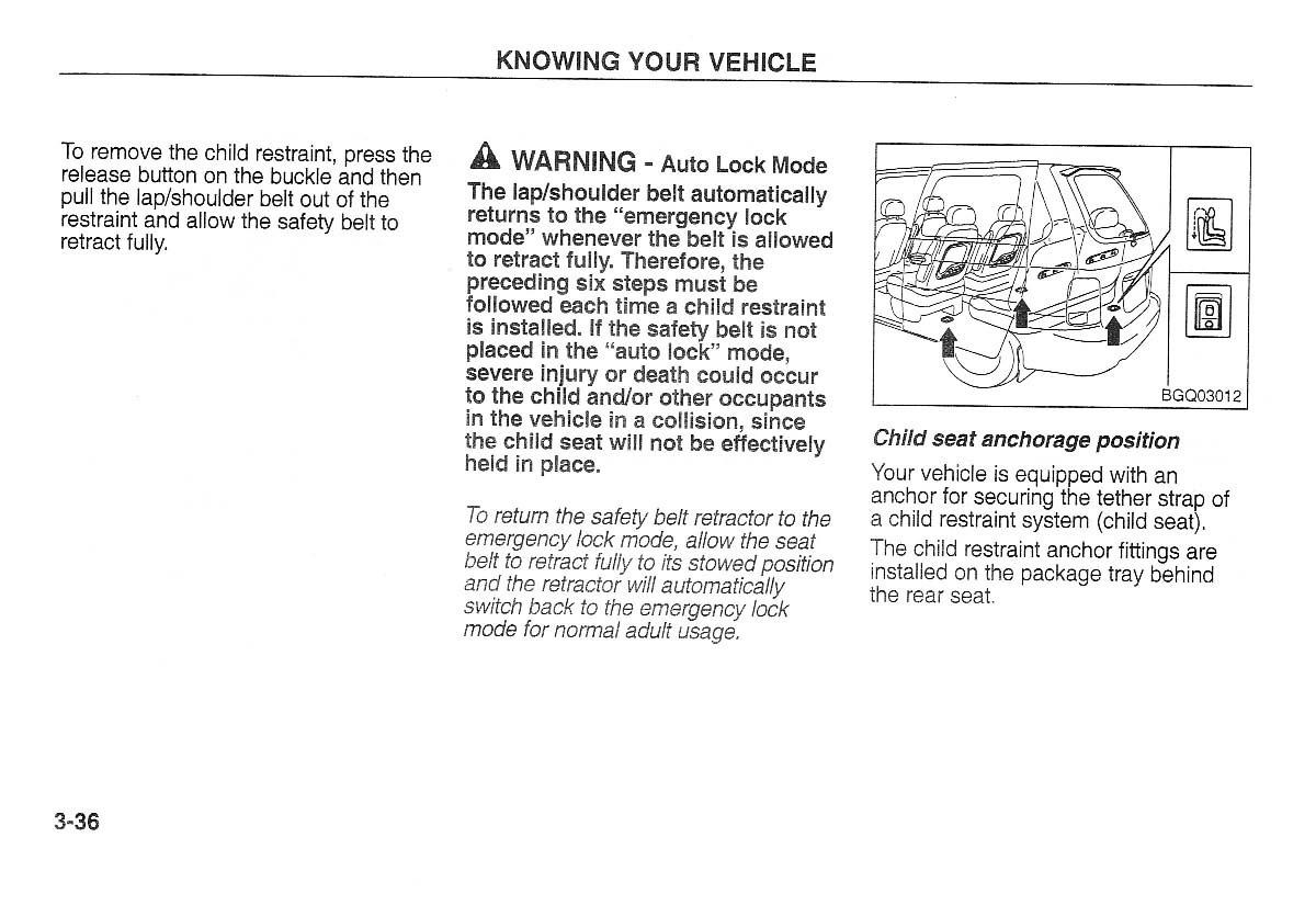 Kia Carnival Sedona I 1 owners manual / page 46