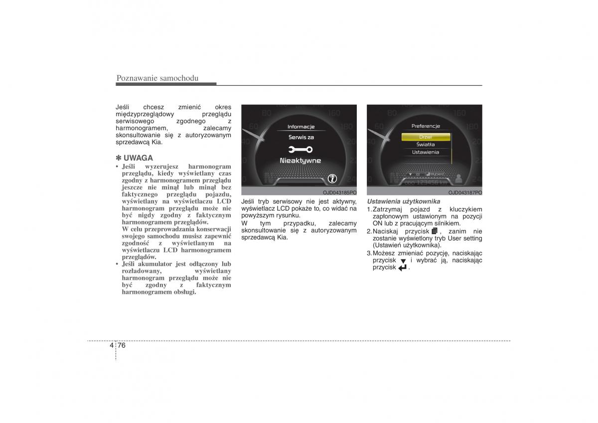 Kia Ceed II 2 instrukcja obslugi / page 164