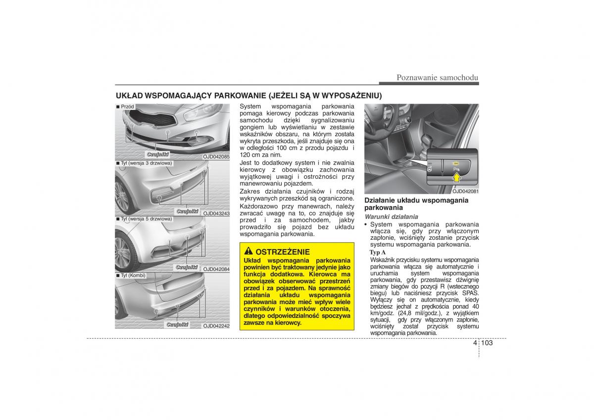 Kia Ceed II 2 instrukcja obslugi / page 191