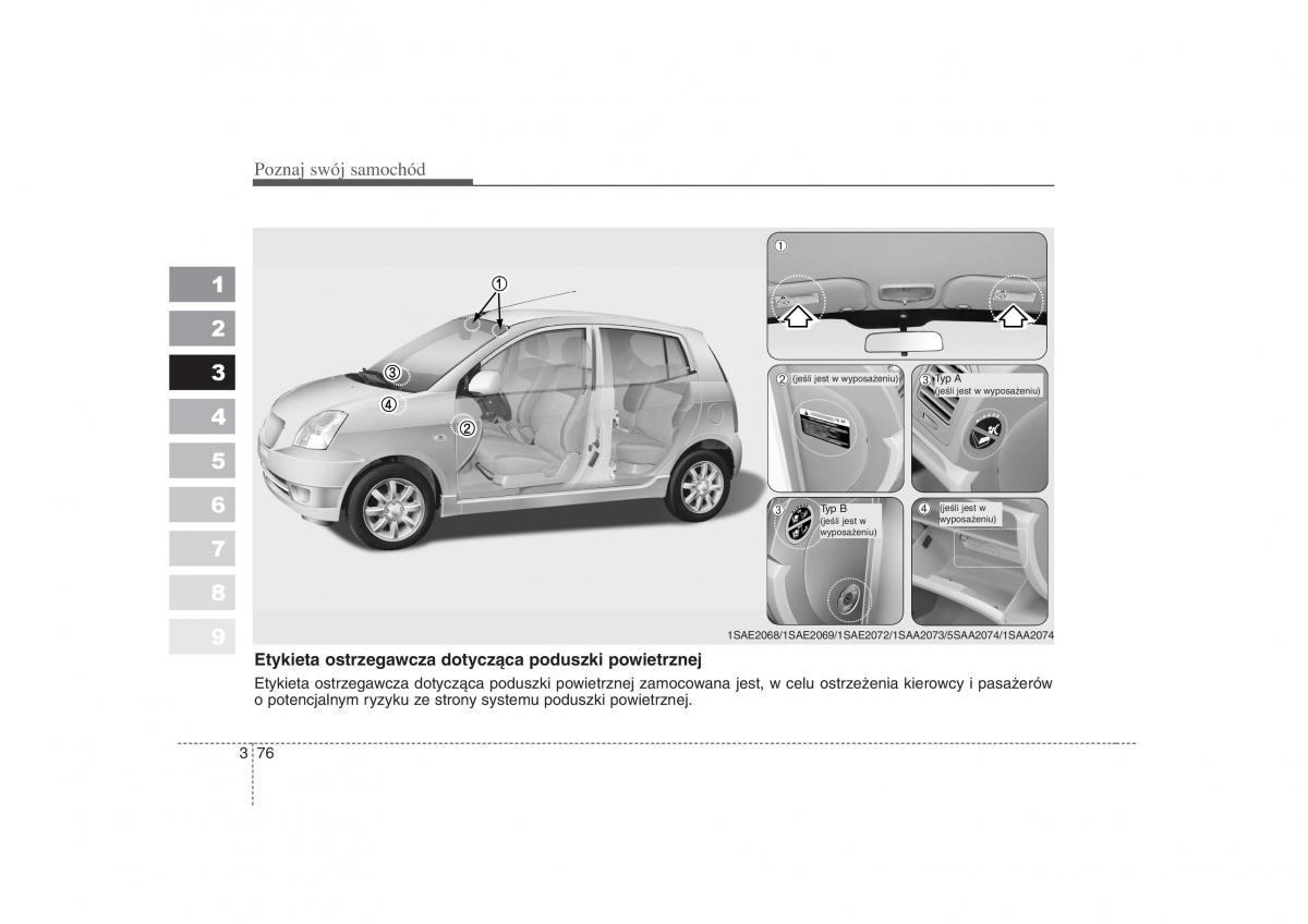 Kia Picanto I 1 instrukcja obslugi / page 86