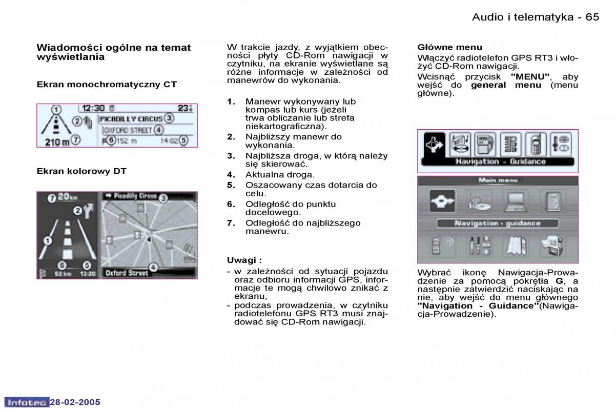 Peugeot 1007 instrukcja obslugi / page 62