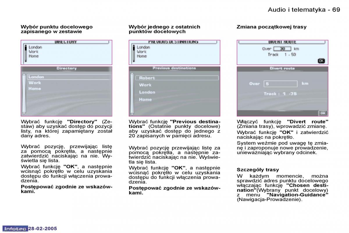 Peugeot 1007 instrukcja obslugi / page 66