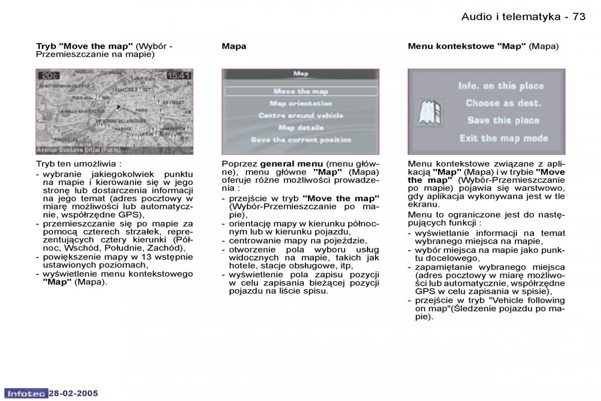 Peugeot 1007 instrukcja obslugi / page 70