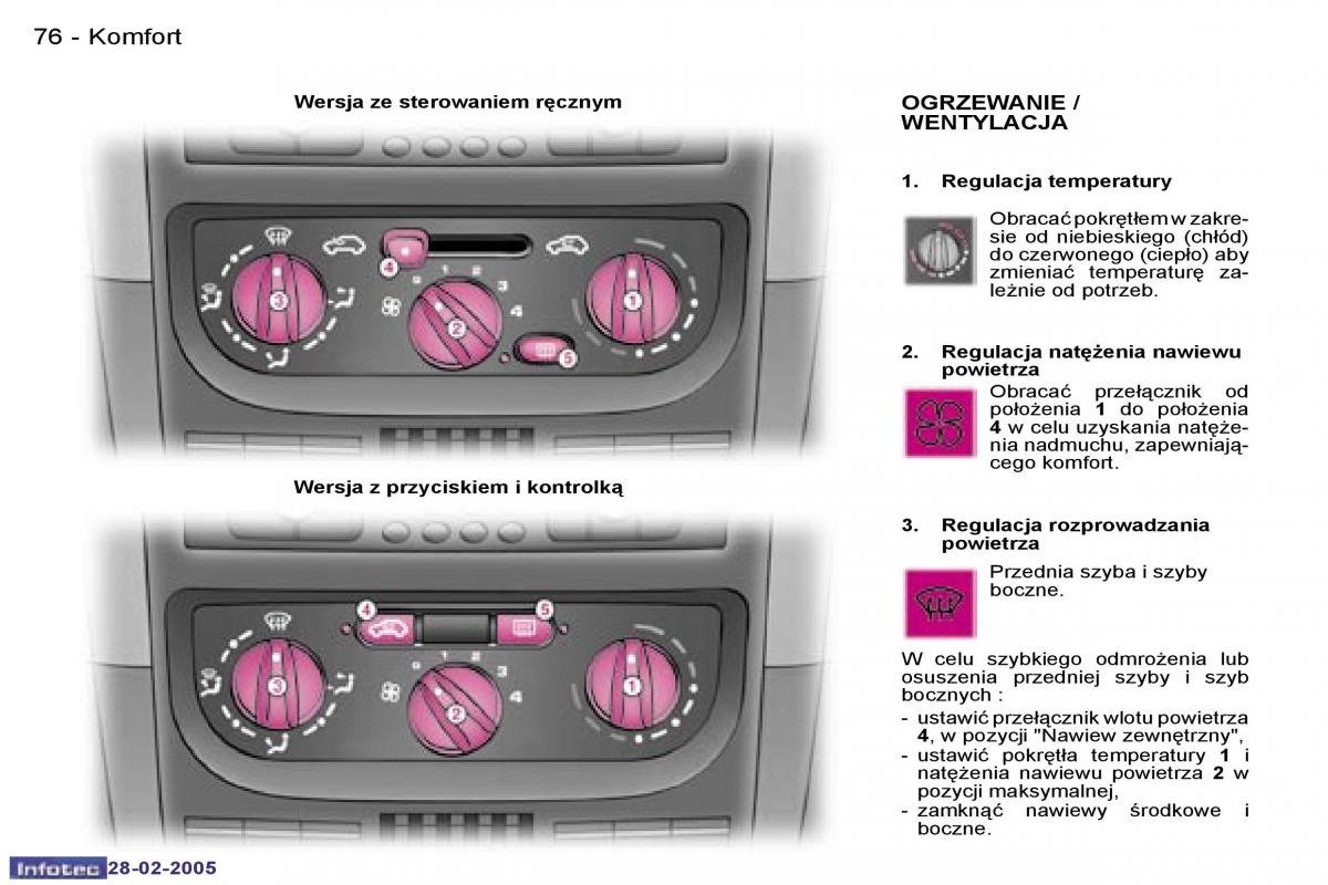 Peugeot 1007 instrukcja obslugi / page 73