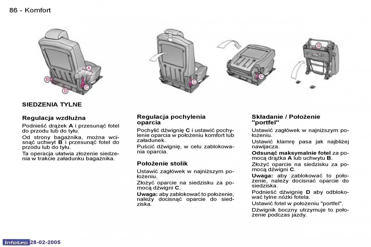 Peugeot 1007 instrukcja obslugi / page 85