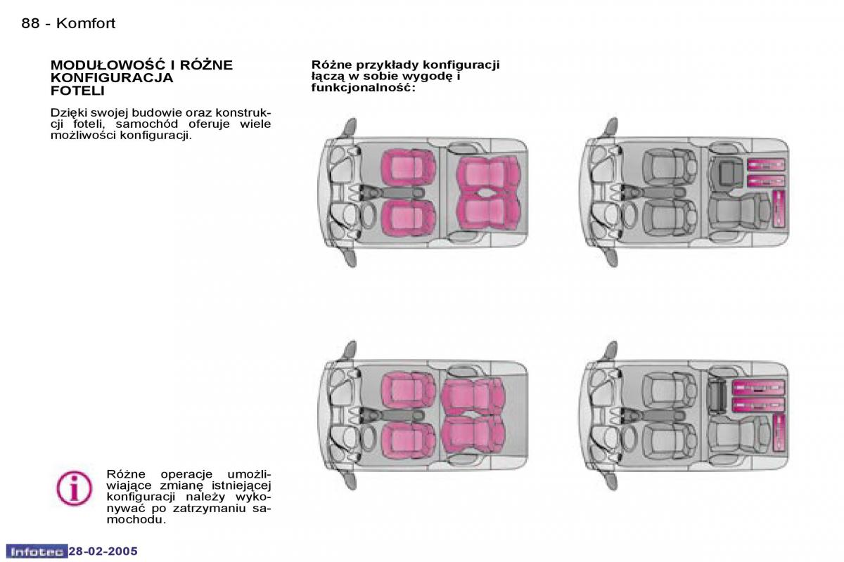 Peugeot 1007 instrukcja obslugi / page 87