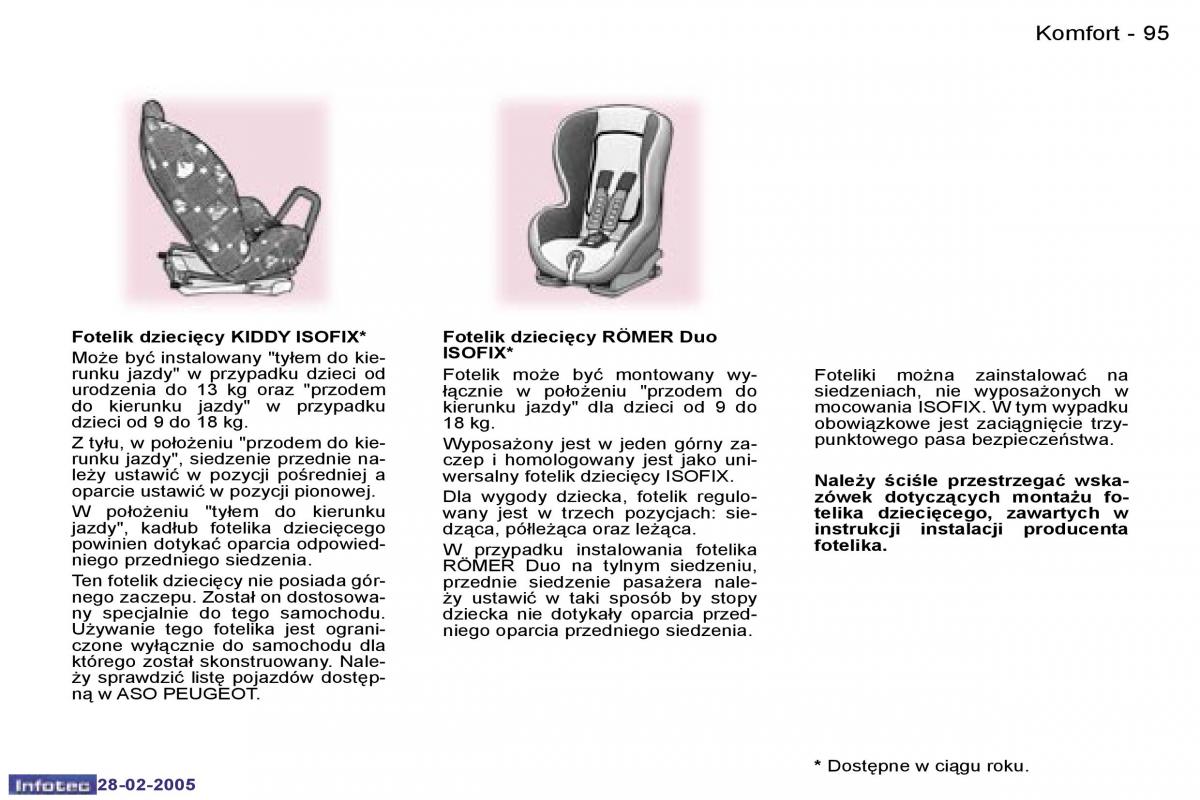 Peugeot 1007 instrukcja obslugi / page 98