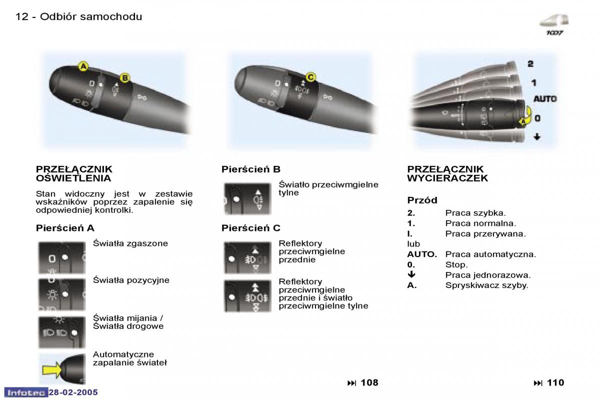 Peugeot 1007 instrukcja obslugi / page 10