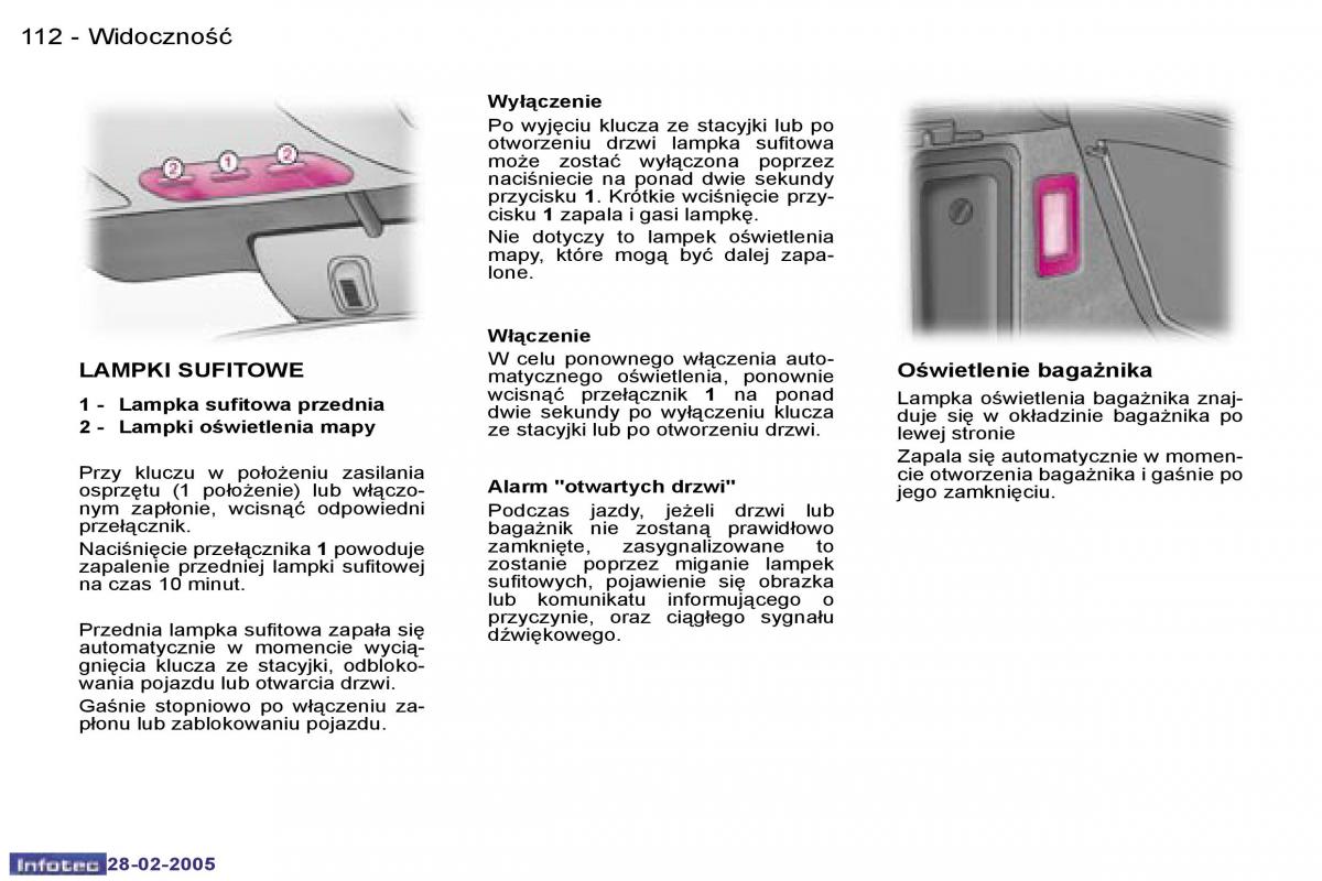 Peugeot 1007 instrukcja obslugi / page 111