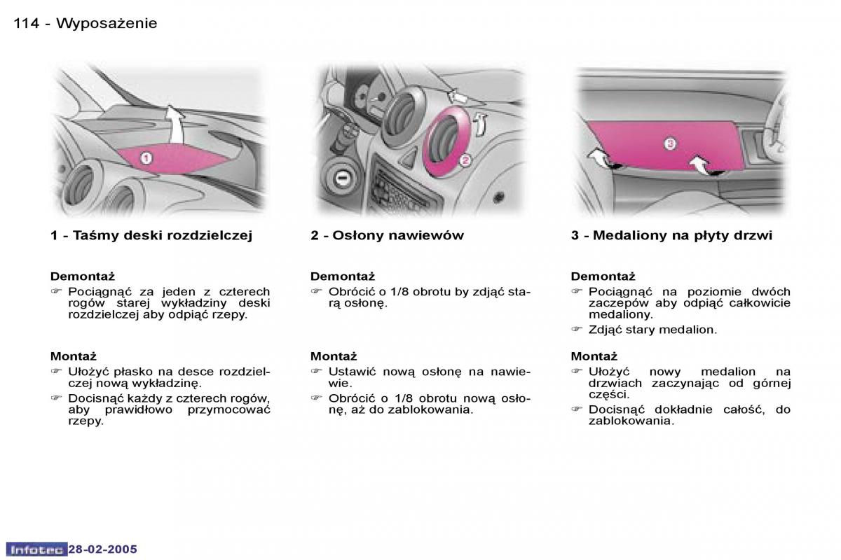 Peugeot 1007 instrukcja obslugi / page 113