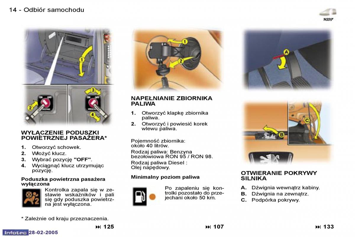 Peugeot 1007 instrukcja obslugi / page 13