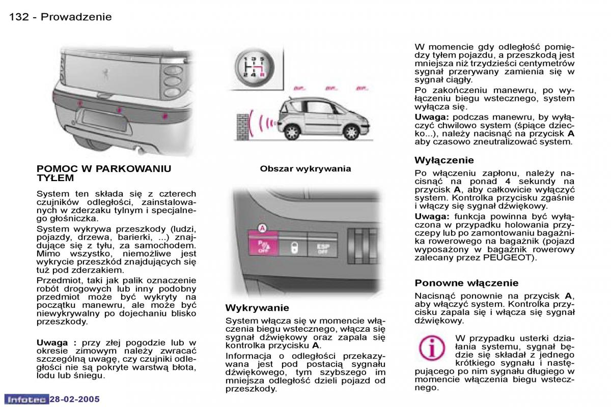 Peugeot 1007 instrukcja obslugi / page 131