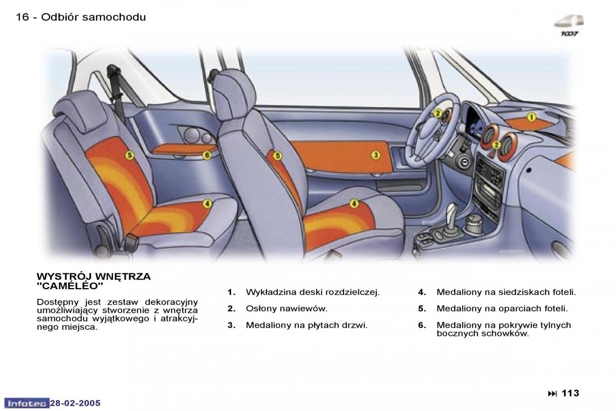 Peugeot 1007 instrukcja obslugi / page 14