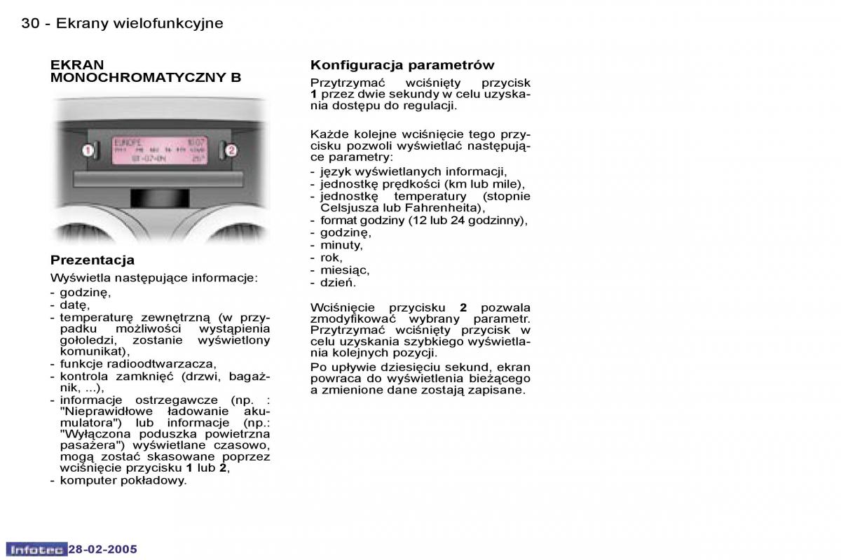 Peugeot 1007 instrukcja obslugi / page 28