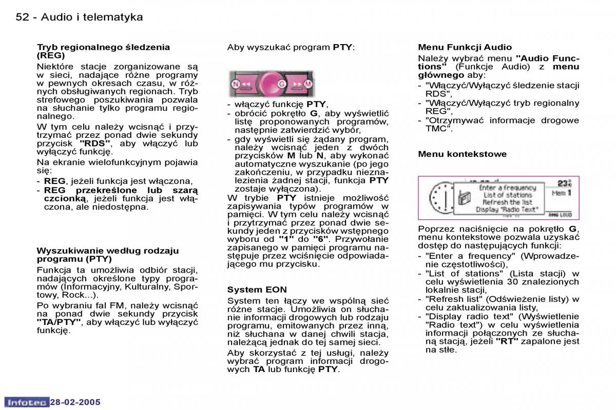 Peugeot 1007 instrukcja obslugi / page 51