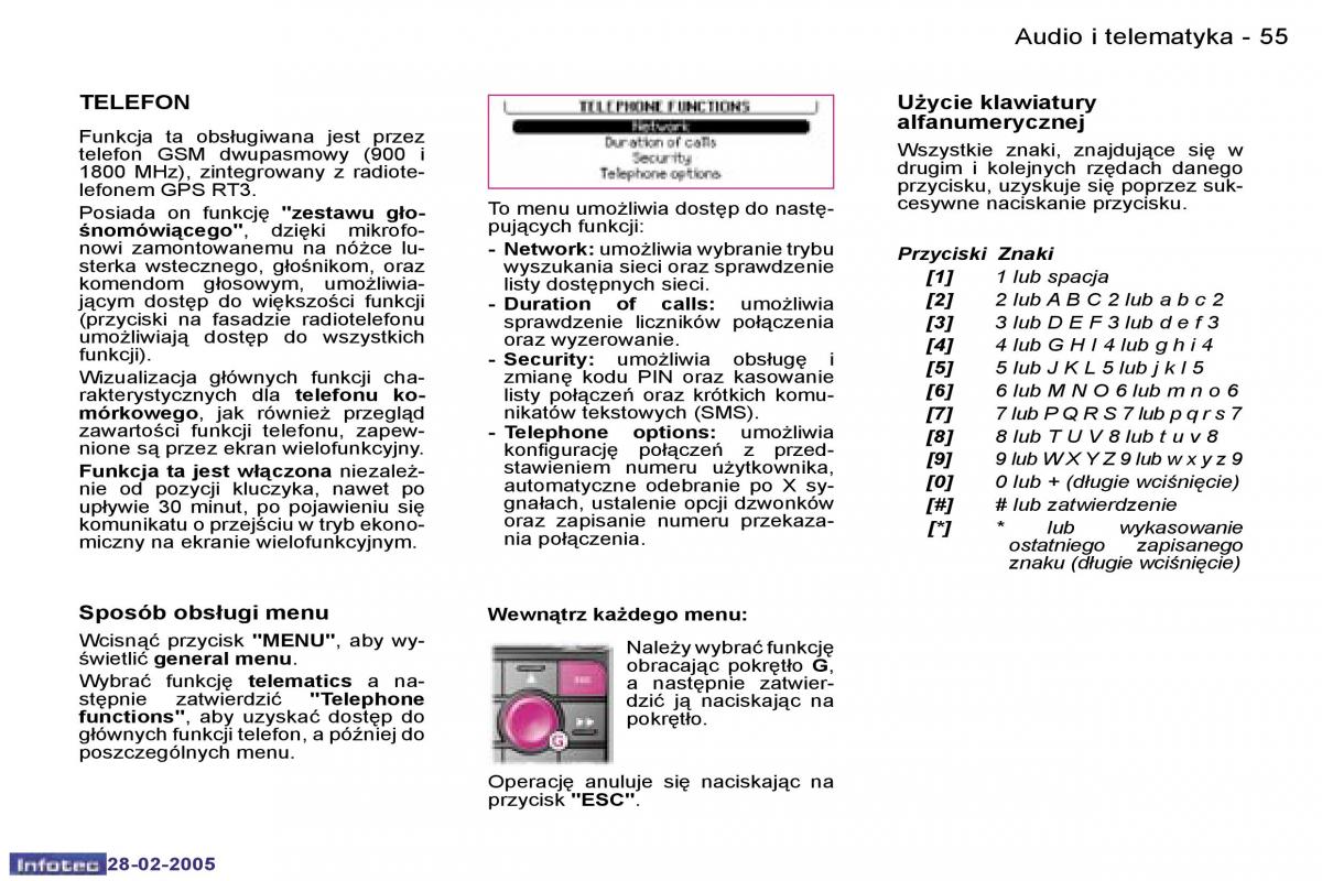 Peugeot 1007 instrukcja obslugi / page 54