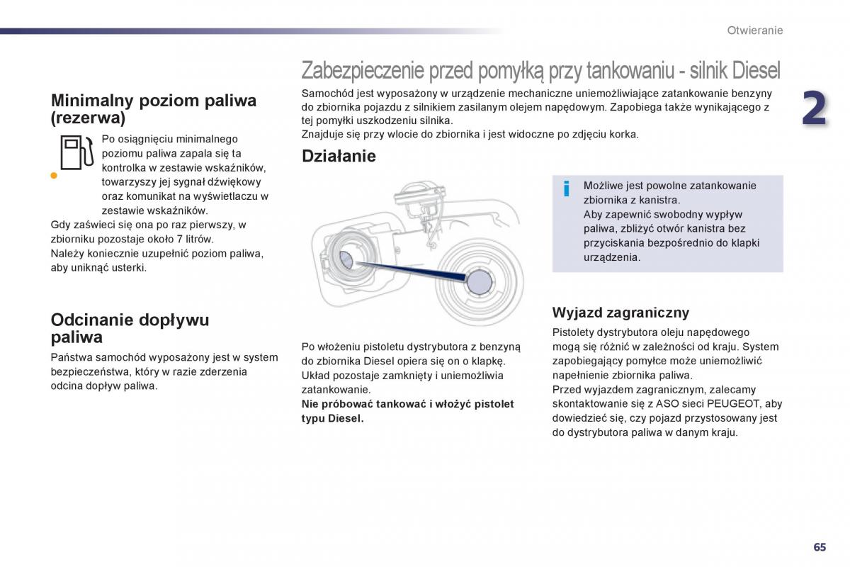 Peugeot 508 instrukcja obslugi / page 67