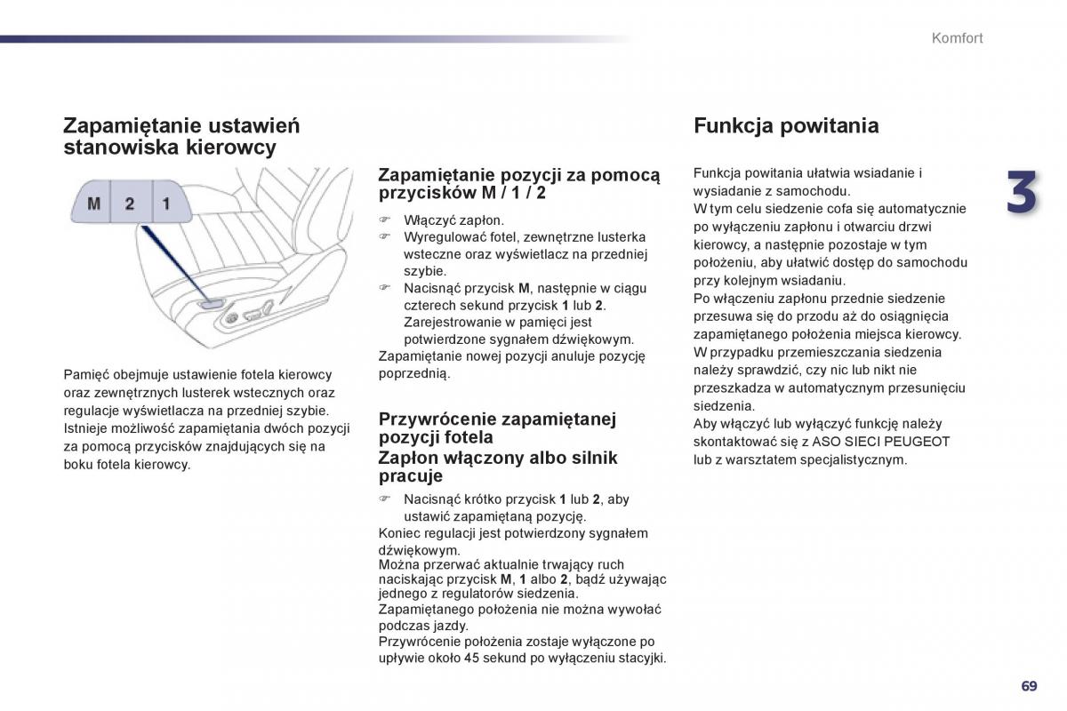 Peugeot 508 instrukcja obslugi / page 71