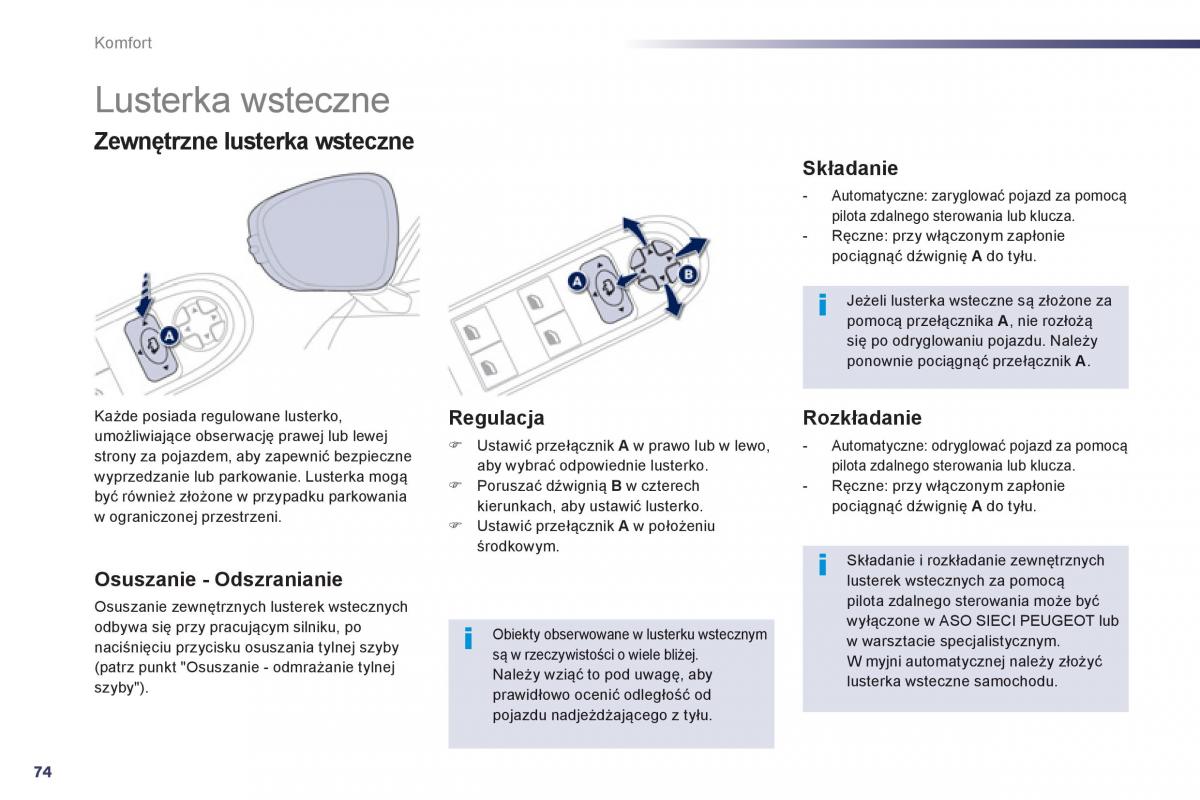 Peugeot 508 instrukcja obslugi / page 76