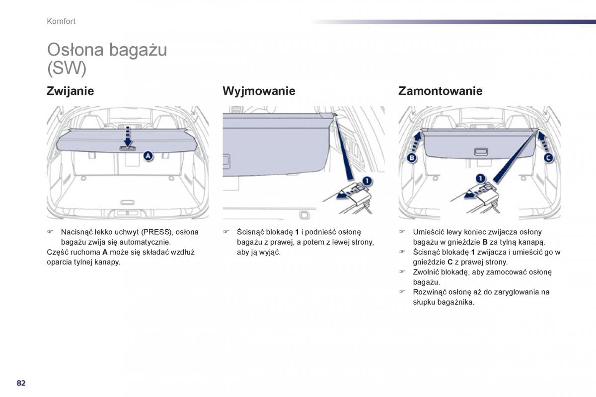 Peugeot 508 instrukcja obslugi / page 84