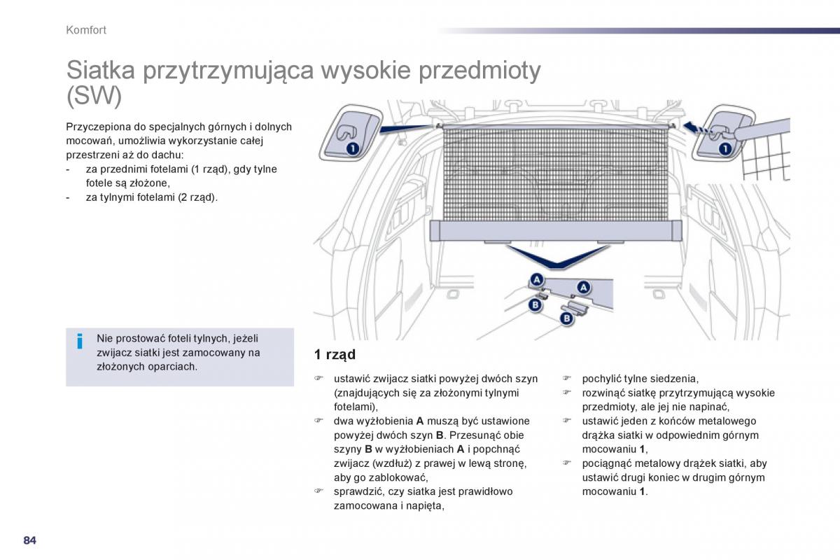 Peugeot 508 instrukcja obslugi / page 86