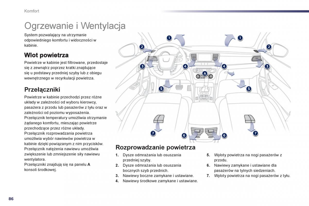 Peugeot 508 instrukcja obslugi / page 88