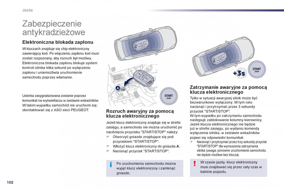 Peugeot 508 instrukcja obslugi / page 104