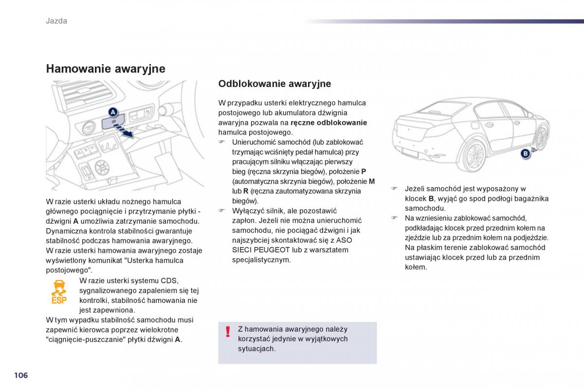 Peugeot 508 instrukcja obslugi / page 108