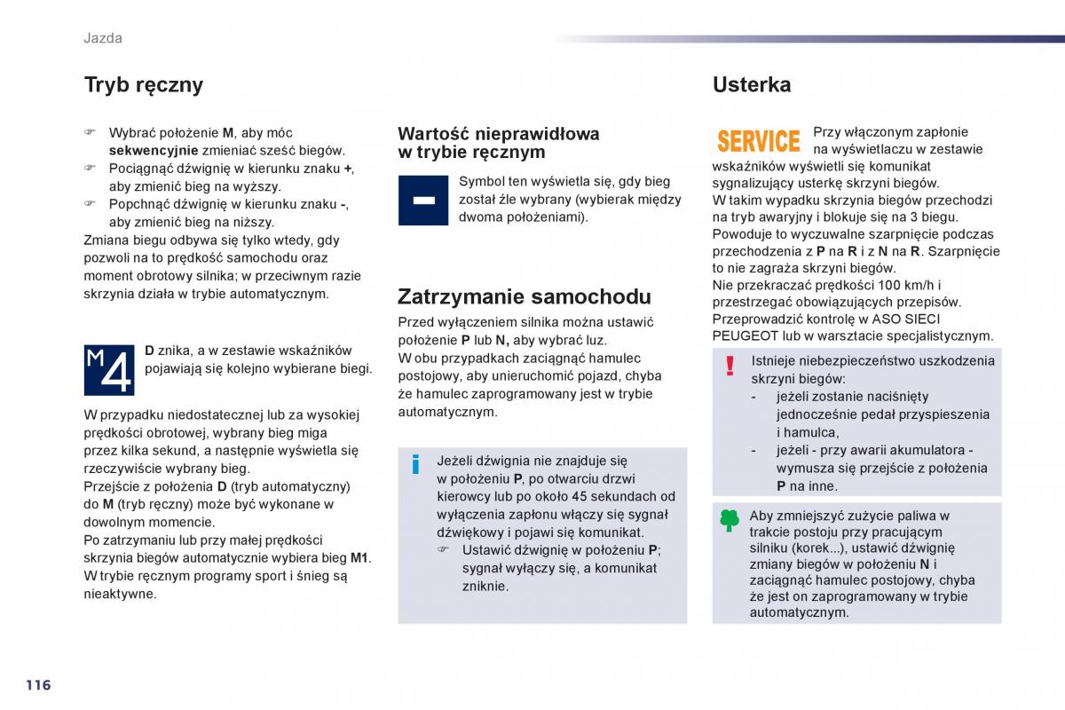 Peugeot 508 instrukcja obslugi / page 118