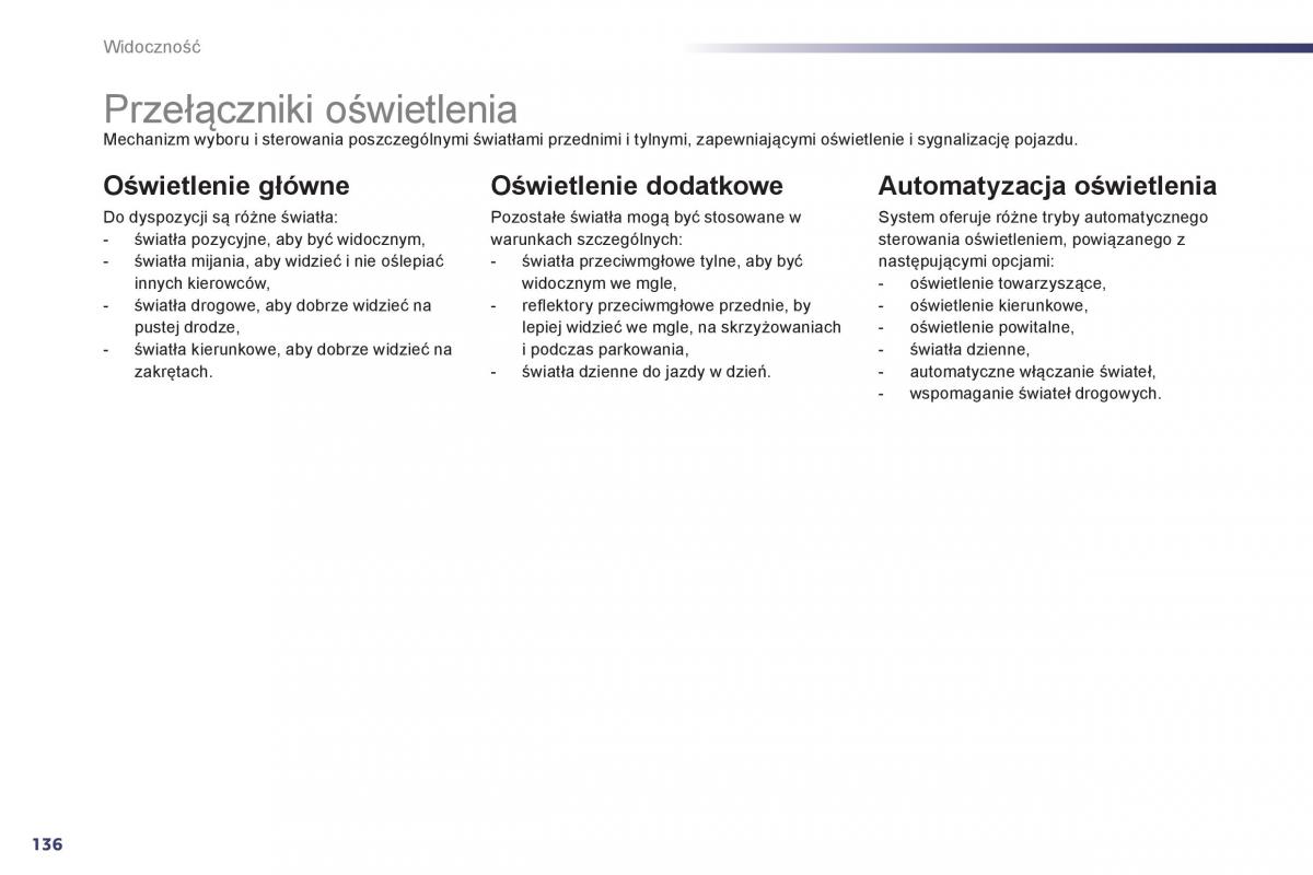 Peugeot 508 instrukcja obslugi / page 138