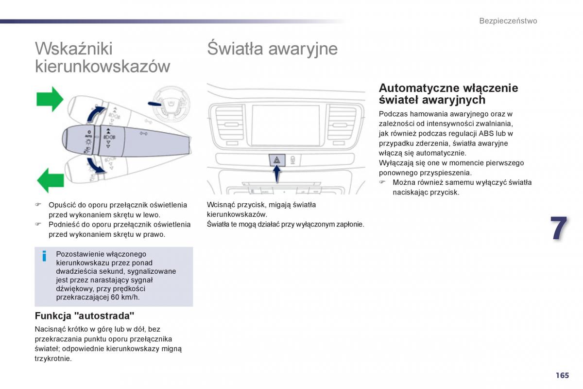 Peugeot 508 instrukcja obslugi / page 167