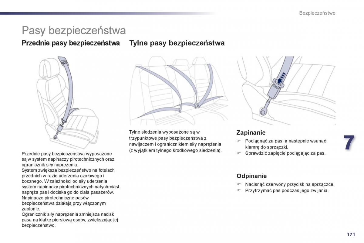 Peugeot 508 instrukcja obslugi / page 173