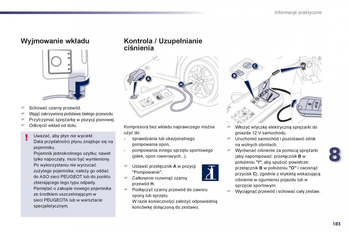 Peugeot 508 instrukcja obslugi / page 185