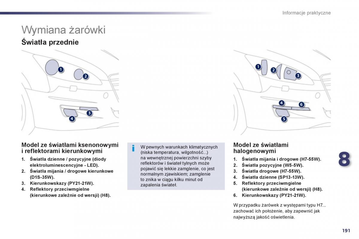 Peugeot 508 instrukcja obslugi / page 193