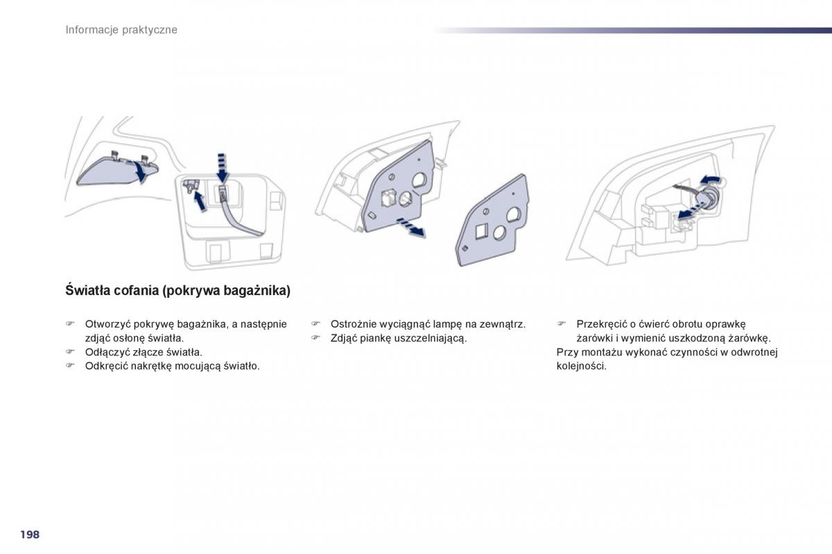 Peugeot 508 instrukcja obslugi / page 200