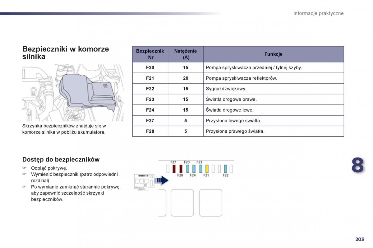 Peugeot 508 instrukcja obslugi / page 205