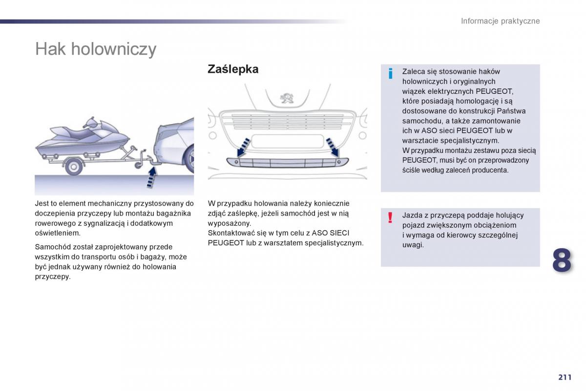 Peugeot 508 instrukcja obslugi / page 213