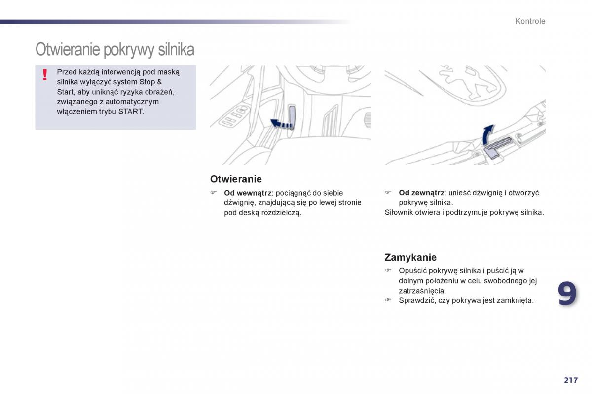 Peugeot 508 instrukcja obslugi / page 219