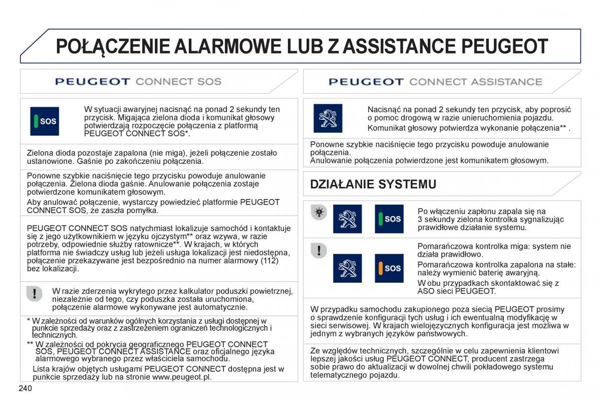 Peugeot 508 instrukcja obslugi / page 242